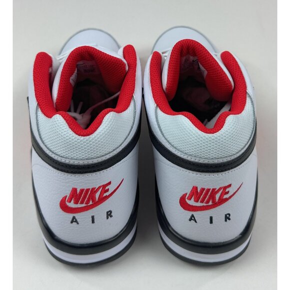 Nike Air Flight Legacy Mens 9 White Black Basketball Shoes Sneakers BQ4212-100 - Picture 7 of 9